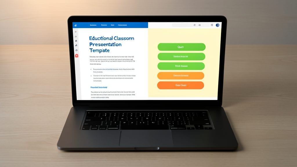 Educational Classroom Presentation Template
