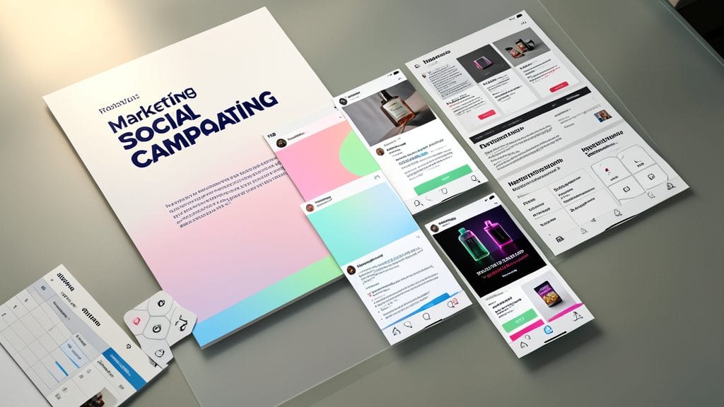 Marketing Campaign Social Media Slides