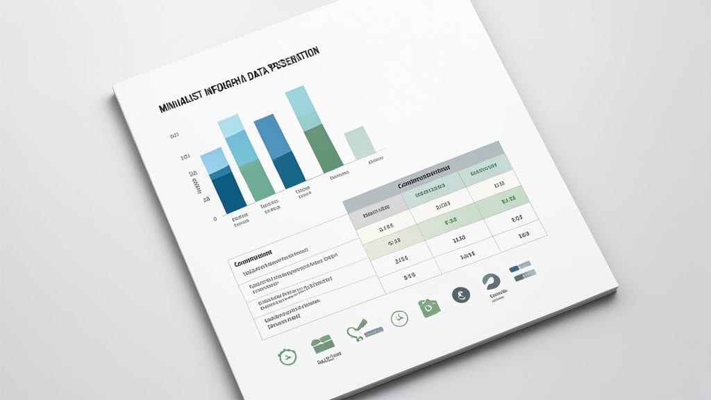 Minimalist Infographic Data Presentation