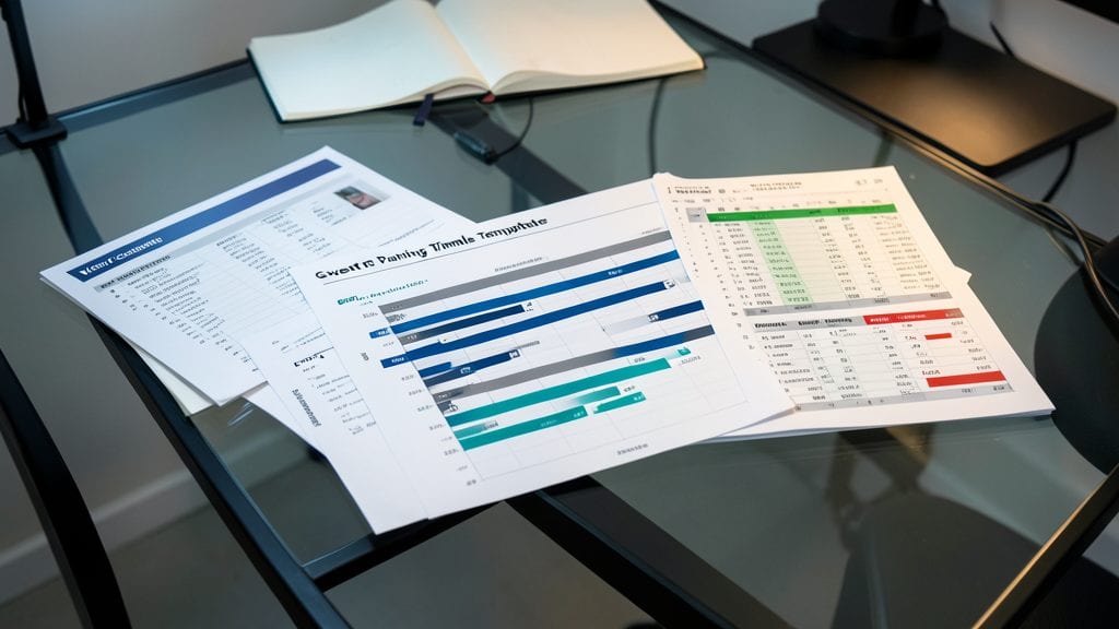 Event Planning Timeline Template