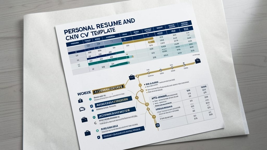 Personal Resume and CV Template